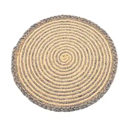 Walton & Co Plaited Midnight Jute Placemat