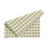 Walton & Co Gingham Pale Olive Set of 4 Napkins