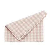 Walton & Co Gingham Plaster Pink Set of 4 Napkins