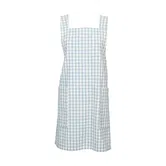 Walton & Co Gingham Blue Crossback Apron