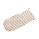 Walton & Co Gingham Plaster Pink Double Oven Glove