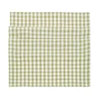Walton & Co Gingham Pale Olive 40 x 180cm Runner