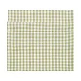 Walton & Co Gingham Pale Olive 40 x 180cm Runner