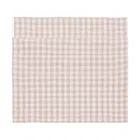 Walton & Co Gingham Plaster Pink 40 x 180cm Runner