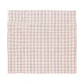 Walton & Co Gingham Plaster Pink 40 x 180cm Runner