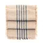 Walton & Co Midnight Jute Stripe 30 x 180cm Runner