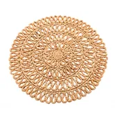 Walton & Co Looped Jute Circular Mat