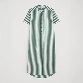 Seasalt Harbour Movement Dress Mini Scallion Dark Forage