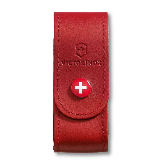 Victorinox Red 10cm Leather Belt Pouch