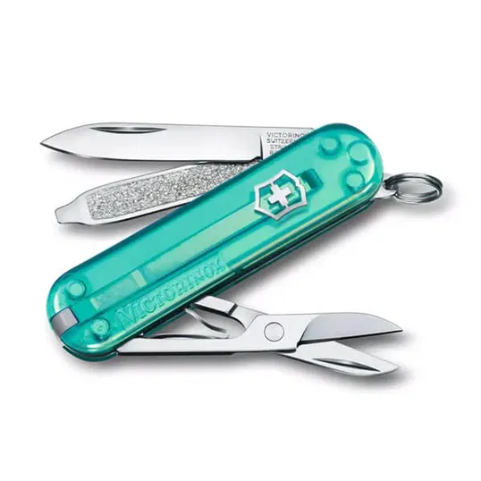 Victorinox Swiss Army Knife Classic SD Transparent Tropical Surf