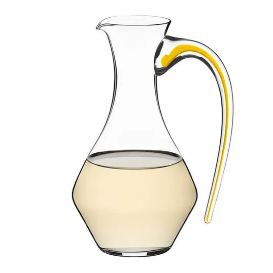 Riedel Hand Made Fatto A Mano Cabernet Decanter Yellow