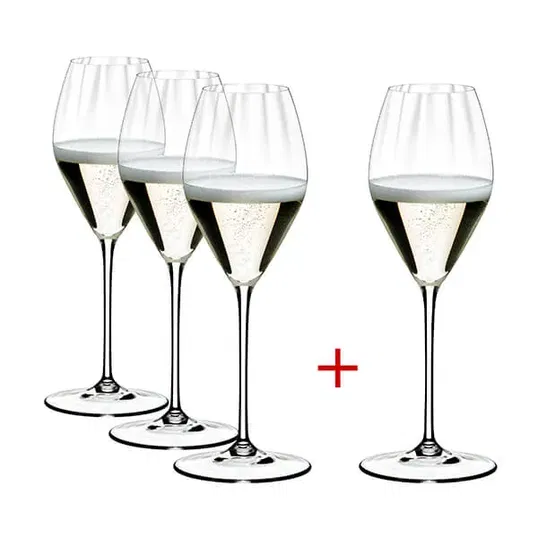 Riedel Performance 4 For 3 Champagne Wine Glasses
