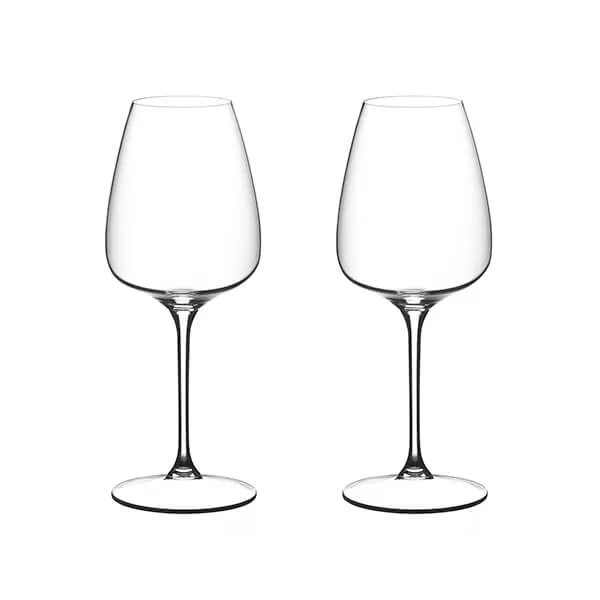Riedel Grape Set Of 2 White Wine Champagne Spritz Drink Glasses