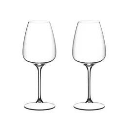Riedel Grape Set Of 2 White Wine Champagne Spritz Drink Glasses