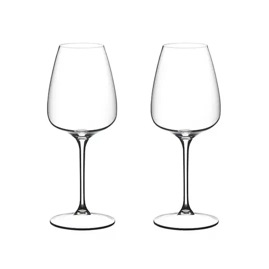Riedel Grape Set Of 2 White Wine Champagne Spritz Drink Glasses