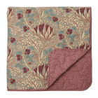 Morris & Co Artichoke Throw Dove Grey & Wine