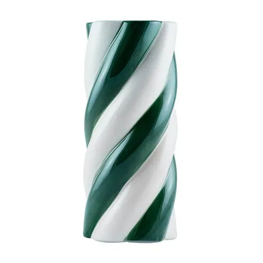 Que Rico Amor Del Color Green/White Camila Vase