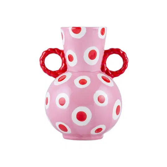 Que Rico Dancing Dots Rosalia Vase