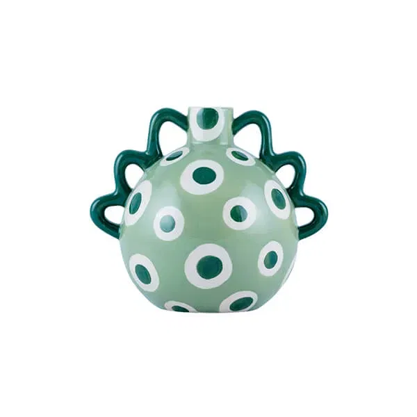 Que Rico Dancing Dots Isidora Vase