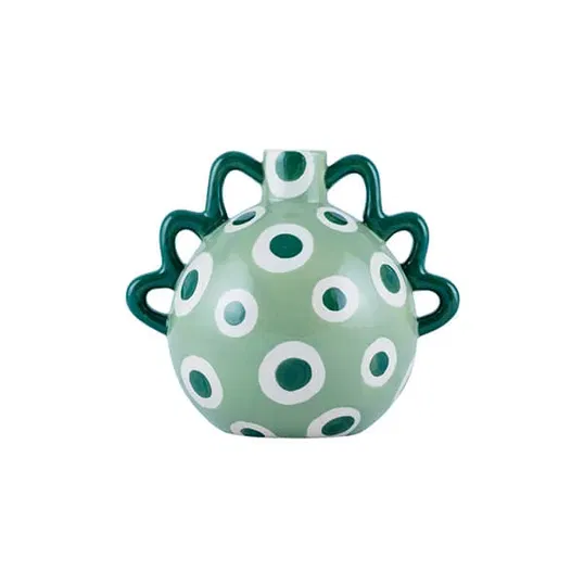 Que Rico Dancing Dots Isidora Vase