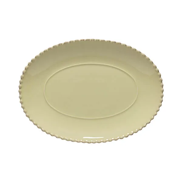 Costa Nova Pearl Lilly Green 34cm Oval Platter