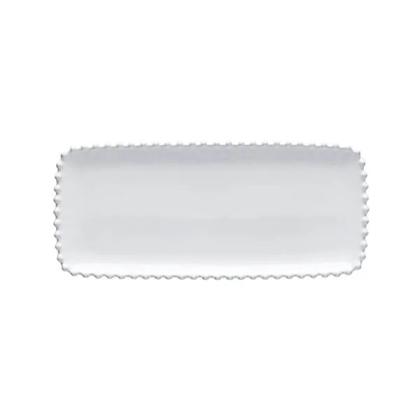Costa Nova Pearl White 30cm Rectangular Tray