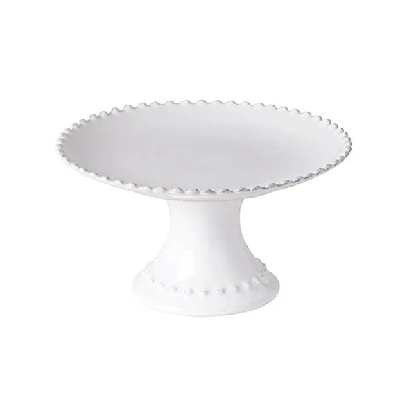 Costa Nova Pearl White 22cm Small Footed Plate