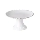 Costa Nova Pearl White 22cm Small Footed Plate
