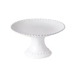 Costa Nova Pearl White 22cm Small Footed Plate