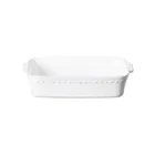 Costa Nova Pearl White 27cm Small Rectangular Baker