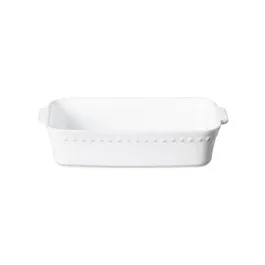 Costa Nova Pearl White 27cm Small Rectangular Baker