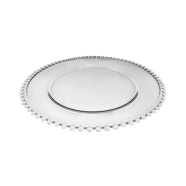 Costa Nova Pearl 33cm Glass Charger
