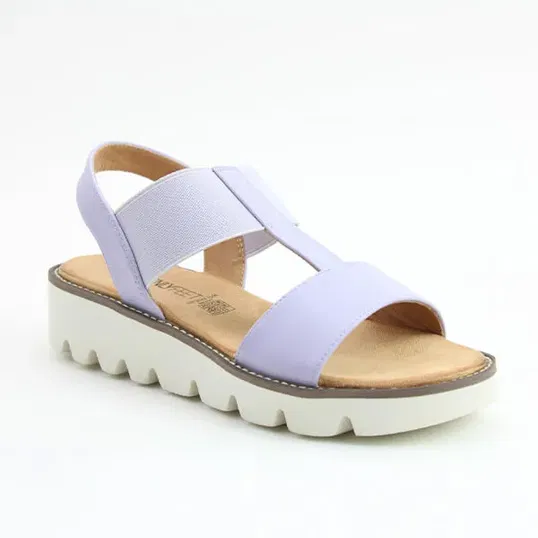Heavenly Feet Lilac Ritz Comfort Sandals