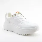 Heavely Feet White Peace Trainers