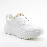 Heavely Feet White Peace Trainers