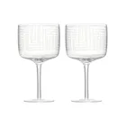 Anton Studio Designs Maze Set Of 2 Gin Glasses