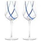 Anton Studio Designs Rio Azure Set of 2 Wine Glasses