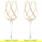 Anton Studio Designs Rio Citrus Set of 2 Wine Glasses