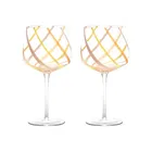 Anton Studio Designs Rio Citrus Set Of 2 Gin Glasses