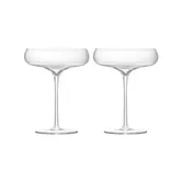 Anton Studio Designs Juno Set Of 2 Champagne Saucers