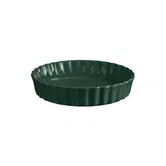 Emile Henry Cedar Green 24cm Deep Flan Dish