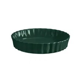 Emile Henry Cedar Green 28cm Deep Flan Dish