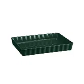 Emile Henry Cedar Green 34cm x 24cm Deep Rectangular Tart Dish