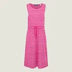 Regatta Ariena Casual Dress Pink Fusion White Painterly Stripe