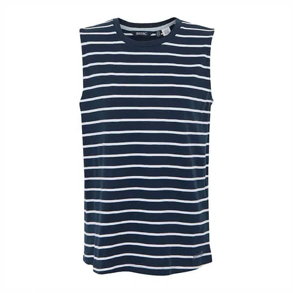 Regatta Fariene Sleeveless Top Navy White Stripe