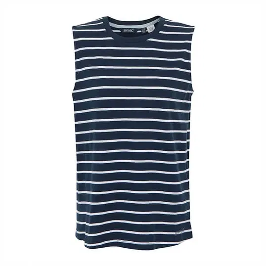Regatta Fariene Sleeveless Top Navy White Stripe