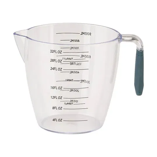 Fusion Twist 1L Measuring Jug Blue