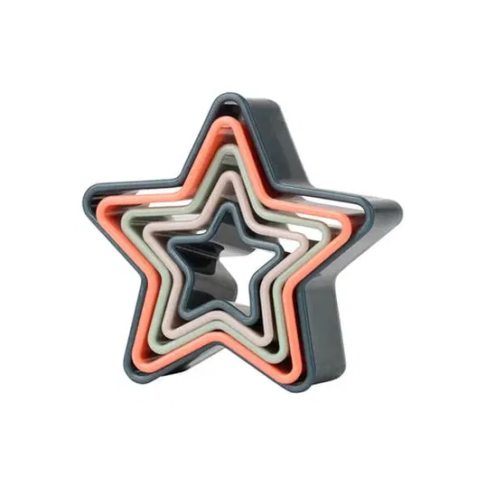 Fusion Twist Star Cookie Cutters Assorted Multicoloured