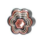 Fusion Twist Flower Cookie Cutters Assorted Multicoloured