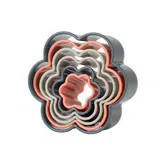 Fusion Twist Flower Cookie Cutters Assorted Multicoloured